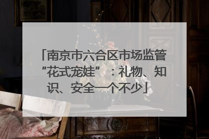 南京市六合区市场监管“花式宠娃”：礼物、知识、安全一个不少